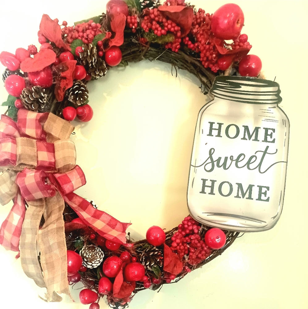 Decorative door or wall wreath